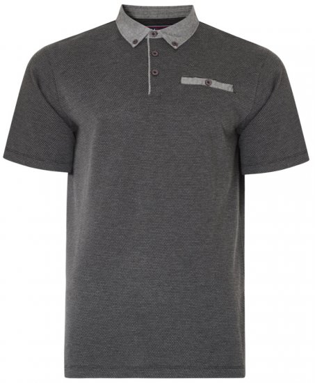 Kam Jeans 5402 T-shirt Charcoal - Polokošele - Polokošele 2XL-8XL