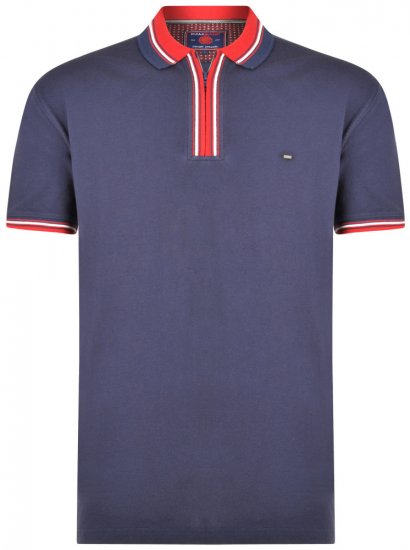 Kam Jeans 5409 Polo Navy - Polokošele - Polokošele 2XL-8XL