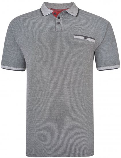 Kam Jeans 5416 Polo Black - Polokošele - Polokošele 2XL-8XL