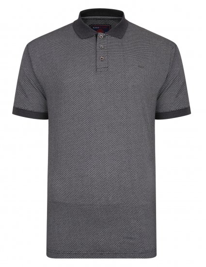 Kam Jeans Casual Look Polo Charcoal - Polokošele - Polokošele 2XL-8XL