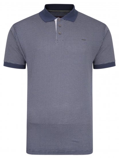 Kam Jeans Casual Look Polo Insignia Blue - Polokošele - Polokošele 2XL-8XL