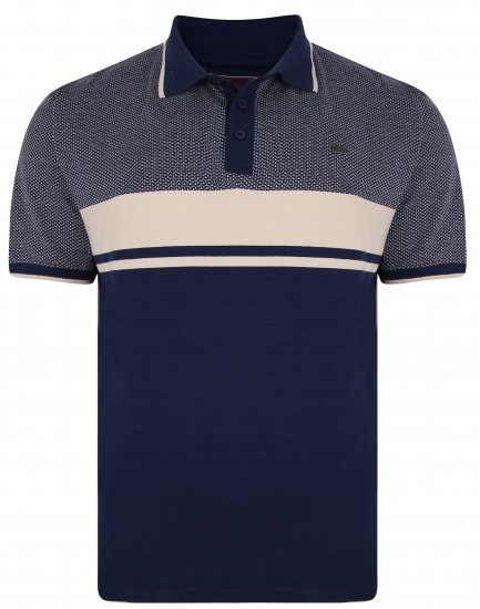 Kam Jeans 5438 Textured Weave Polo - Polokošele - Polokošele 2XL-8XL