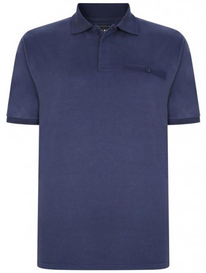 Kam Jeans 5450 Peach Finish Polo Navy - Polokošele - Polokošele 2XL-8XL