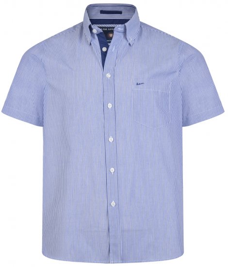 Kam Jeans 6164 Short Sleeve Shirt Navy - Košele - Košele 2XL-10XL