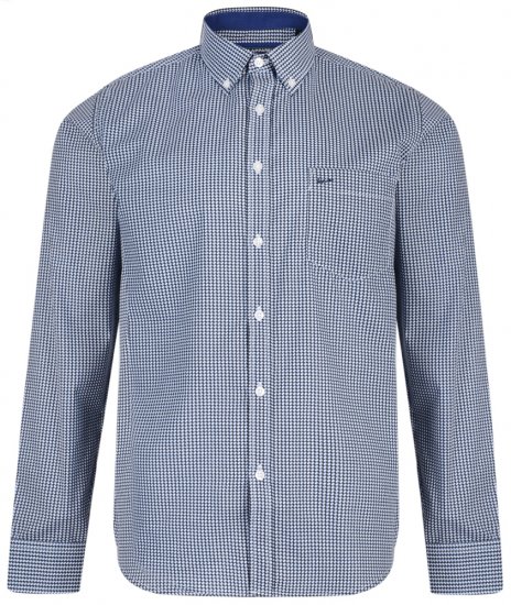 Kam Jeans 6177 Long Sleeve Shirt Denim Blue - Košele - Košele 2XL-10XL