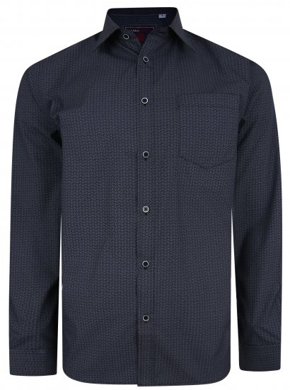 Kam Jeans 6209 LS Smart Pattern Print Shirt - Košele - Košele 2XL-10XL