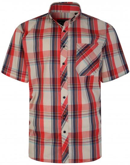 Kam Jeans 6255 Short sleeve Shirt Multi colour - Košele - Košele 2XL-10XL