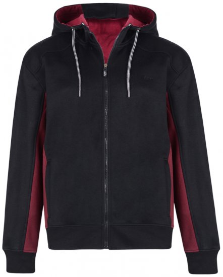 Kam Jeans 7001 Hoodie Black - Mikiny & mikiny bez kapucne - Mikiny & Mikiny s Kapucňou 2XL-12XL