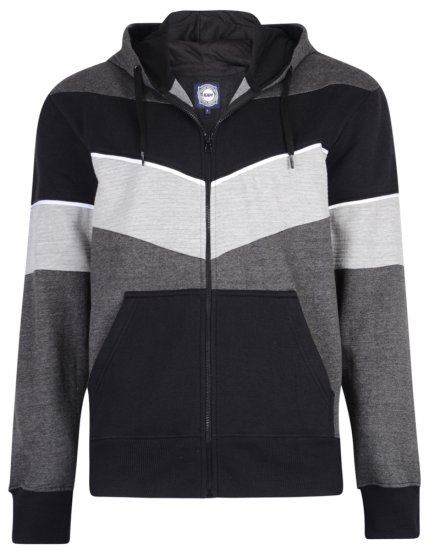 Kam Jeans 7004 Charcoal - Mikiny & mikiny bez kapucne - Mikiny & Mikiny s Kapucňou 2XL-12XL