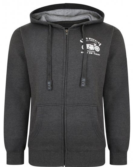 Kam Jeans 7043 Full Throttle Hoodie - Mikiny & mikiny bez kapucne - Mikiny & Mikiny s Kapucňou 2XL-12XL