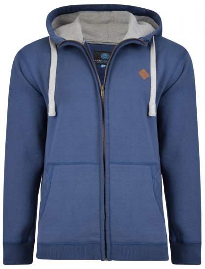 Kam Jeans 717 Hoodie Denim - Mikiny & mikiny bez kapucne - Mikiny & Mikiny s Kapucňou 2XL-12XL