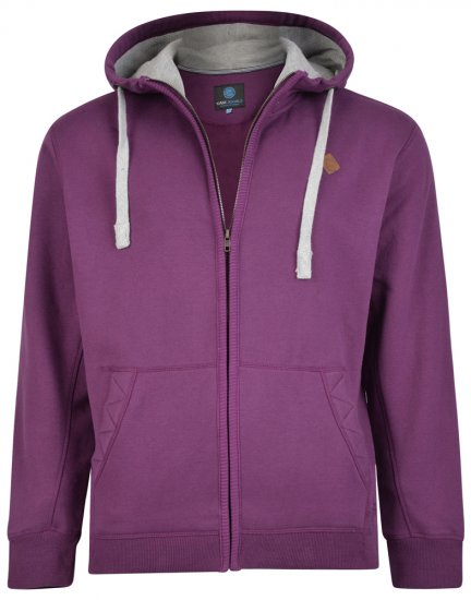 Kam Jeans 717 Hoodie Purple - Mikiny & mikiny bez kapucne - Mikiny & Mikiny s Kapucňou 2XL-12XL