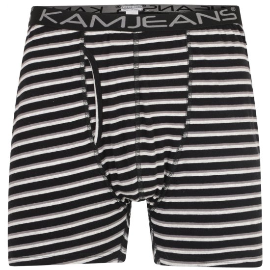 Kam Jeans Striped Boxershorts 2-Pack - Spodná bielizeň - Spodné Prádlo 2XL-8XL
