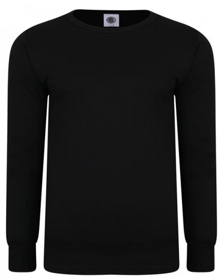Kam Jeans 832 LS Thermal T-Shirt Black - Spodná bielizeň - Spodné Prádlo 2XL-8XL