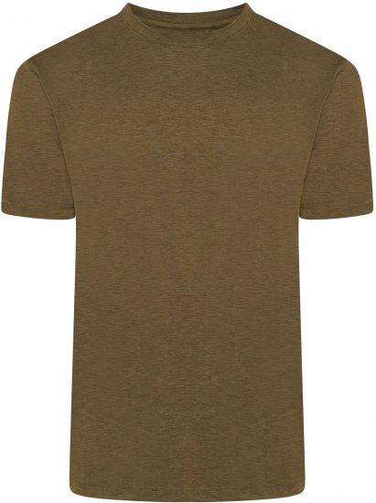 Kam Jeans AP001 XT Active Performance Marl Tee Khaki - Tričká - Nadrozmerné tričká - 2XL-14XL