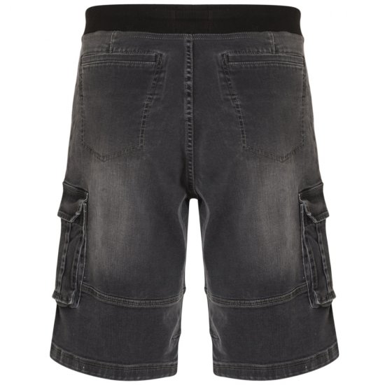 Kam Jeans Dito Denim Shorts Charcoal - Šortky - Šortky W40-W60