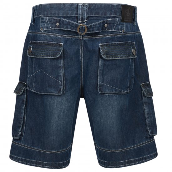 Kam Jeans Francis Dark Used - Šortky - Šortky W40-W60
