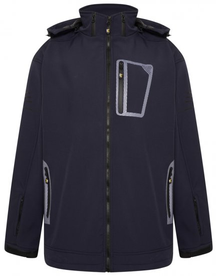 Kam Jeans KV39 Ľahká bunda Tmavomodrá - Bundy - Bundy Nadmerné Veľkosti 2XL-8XL