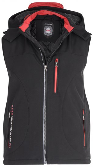 Kam Jeans KV88 Soft Shell Vest - Bundy - Bundy Nadmerné Veľkosti 2XL-8XL
