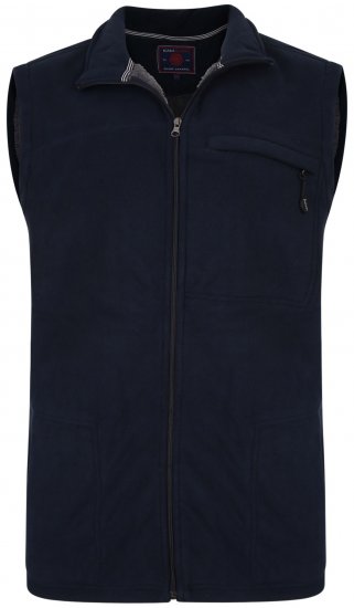 Kam Jeans KV99 Fleece Vest Navy - Športové oblečenie - Sportovní Oblečení 2XL-10XL