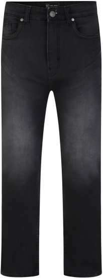 Kam Jeans Nunez Knitted Denim Stretch Fashion Jeans Charcoal - Džínsy & nohavice - Džínsy a Nohavice - W40-W70