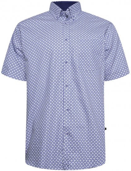Kam Jeans P046 košeľa s geometrickým vzorom - Košele - Košele 2XL-10XL