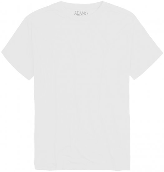 Adamo Kevin Regular fit T-shirt White - Tričká - Nadrozmerné tričká - 2XL-14XL
