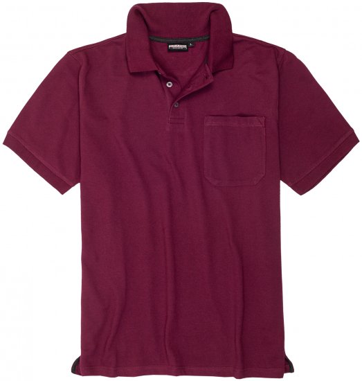 Adamo Klaas Regular fit Polo Shirt with Pocket Blackberry - Polokošele - Polokošele 2XL-8XL