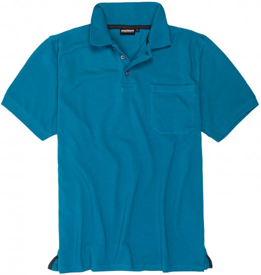Adamo Klaas Regular fit Polo Shirt with Pocket Petrol - Polokošele - Polokošele 2XL-8XL