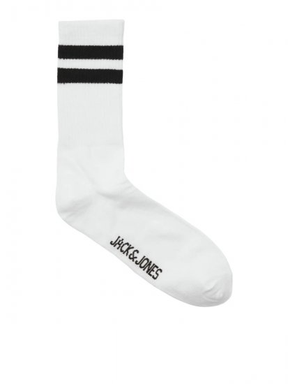 Jack & Jones Travis Tenisové ponožky Biela 3-pack - Spodná bielizeň - Spodné Prádlo 2XL-8XL