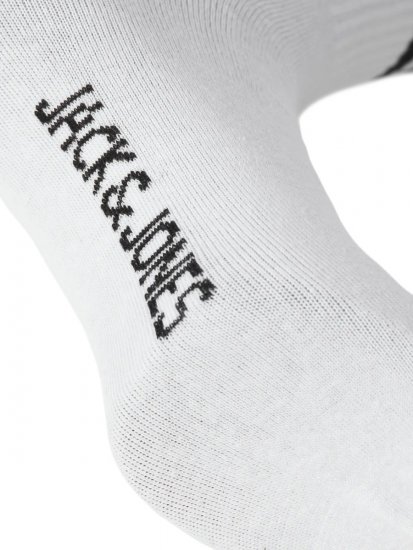 Jack & Jones Travis Tenisové ponožky Biela 3-pack - Spodná bielizeň - Spodné Prádlo 2XL-8XL