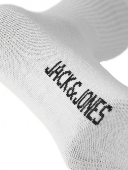 Jack & Jones Basic Tenisové ponožky Biela 5-pack - Spodná bielizeň - Spodné Prádlo 2XL-8XL