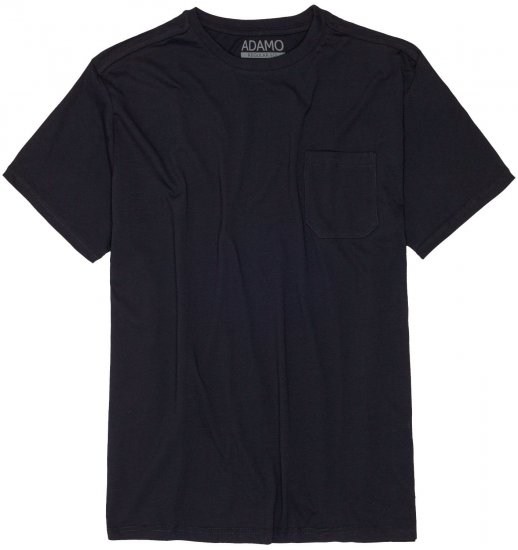 Adamo Kody Regular fit T-shirt with Pocket Navy - Tričká - Nadrozmerné tričká - 2XL-14XL