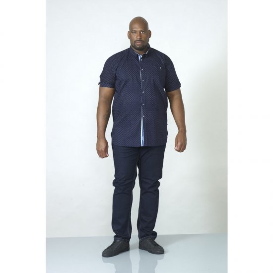 D555 Kurt Printed Short Sleeve Shirt - Košele - Košele 2XL-10XL