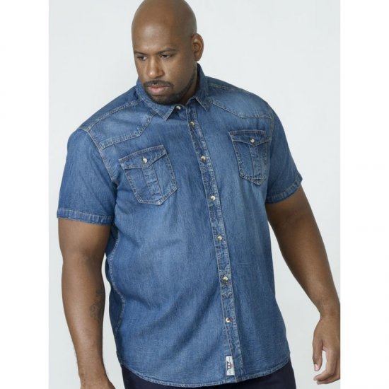 D555 Mike Denim Shirt - Košele - Košele 2XL-10XL