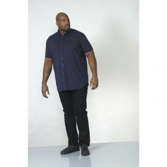 D555 Beaver Couture Jersey Shirt Navy - Košele - Košele 2XL-10XL