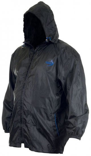 D555 Zac "Packaway" Rain Jacket Black - Športové oblečenie - Sportovní Oblečení 2XL-10XL