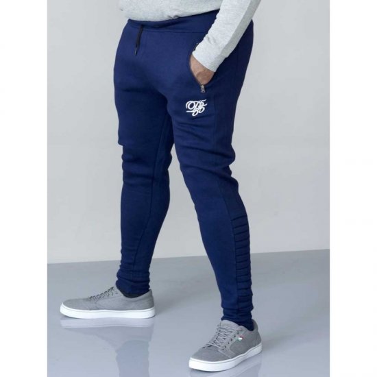 D555 Javier Fashion Sweatpants Navy - Tepláky & teplákové kraťasy - Tepláky & Teplákové kraťasy - 2XL-12XL