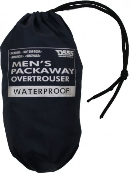 D555 Elba "Packaway" Rain Pants Black - Športové oblečenie - Sportovní Oblečení 2XL-10XL