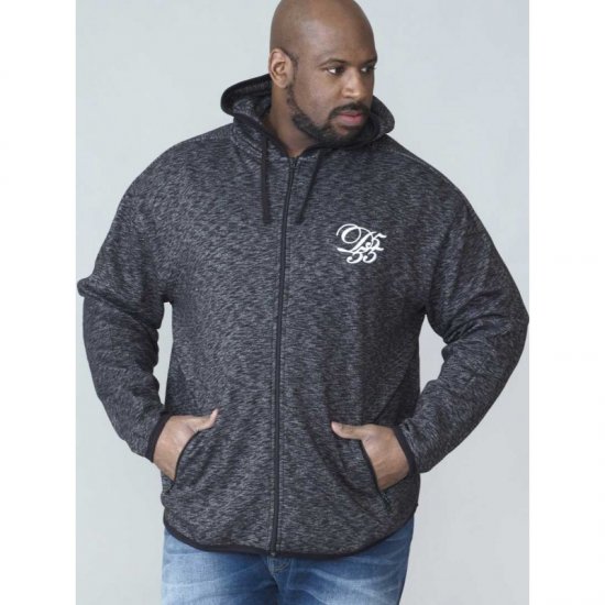 D555 Bennie Full zip Hoodie - Mikiny & mikiny bez kapucne - Mikiny & Mikiny s Kapucňou 2XL-12XL