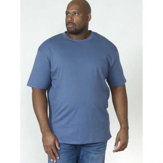 D555 Flyers Crew Neck T-shirt Teal - Tričká - Nadrozmerné tričká - 2XL-14XL