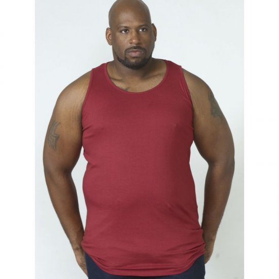 D555 Fabio Tanktop Red - Tričká - Nadrozmerné tričká - 2XL-14XL