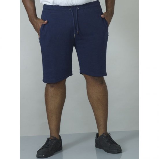 D555 Jackie Ribbed Jersey Shorts Navy - Tepláky & teplákové kraťasy - Tepláky & Teplákové kraťasy - 2XL-12XL