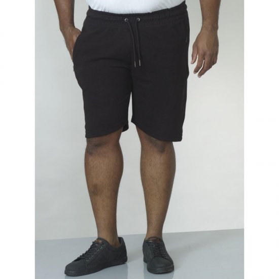 D555 Jackie Ribbed Jersey Shorts Black - Tepláky & teplákové kraťasy - Tepláky & Teplákové kraťasy - 2XL-12XL