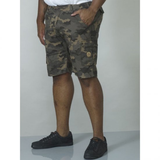 D555 Marty Camo Shorts Green - Šortky - Šortky W40-W60