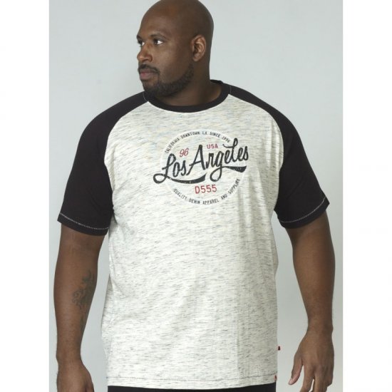 D555 Judson T-shirt Grey - Tričká - Nadrozmerné tričká - 2XL-14XL