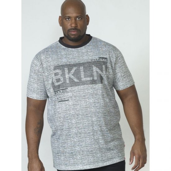 D555 NewYork Brooklyn T-shirt Black - Tričká - Nadrozmerné tričká - 2XL-14XL