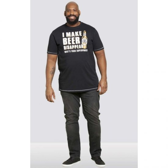 D555 Seattle T-shirt Black - Tričká - Nadrozmerné tričká - 2XL-14XL