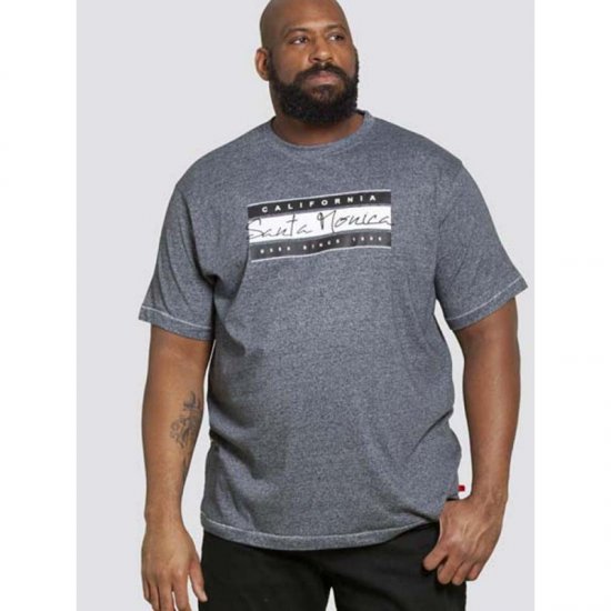 D555 Tempa T-shirt Navy Twist - Tričká - Nadrozmerné tričká - 2XL-14XL