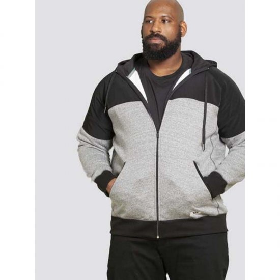 D555 Banbury Hoodie Black - Mikiny & mikiny bez kapucne - Mikiny & Mikiny s Kapucňou 2XL-12XL